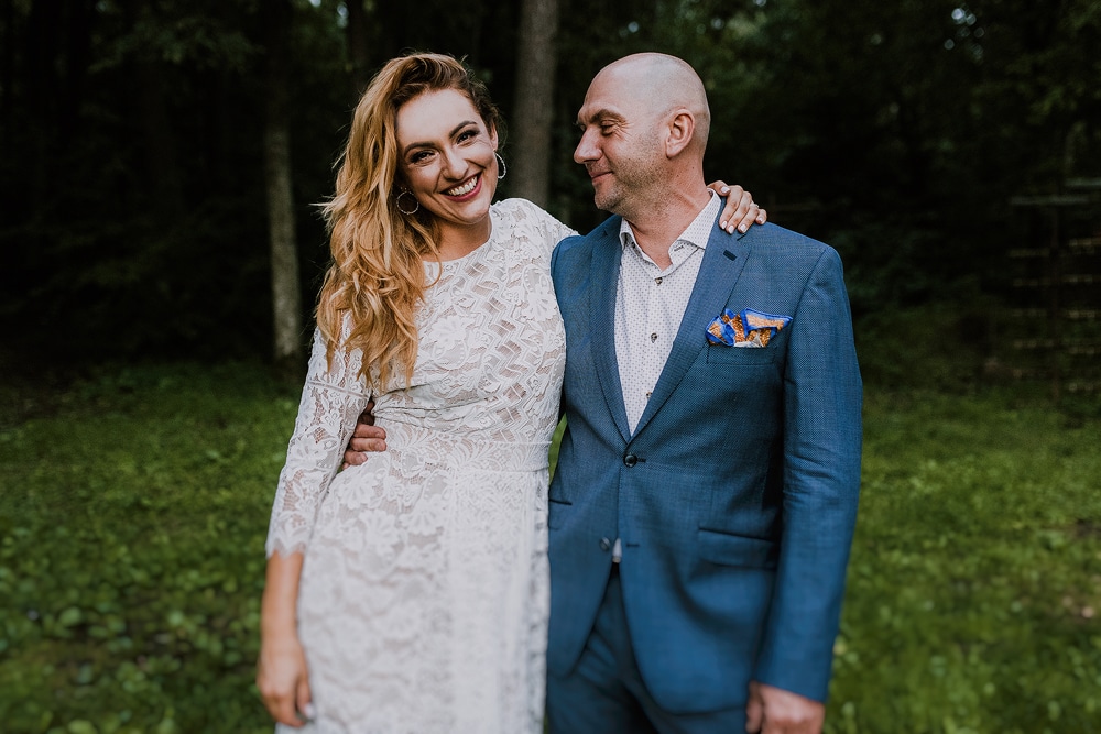 Ślub w stylu boho na Mazurach